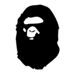 BAPE LOGO NEGRO